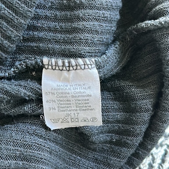 Brandy Melville Classic Cotton Blend Classic Ribbed T-Shirt Dress One Size - Picture 7 of 7